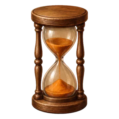Escape game : la potion interdite — le sablier en bois du Maître du temps