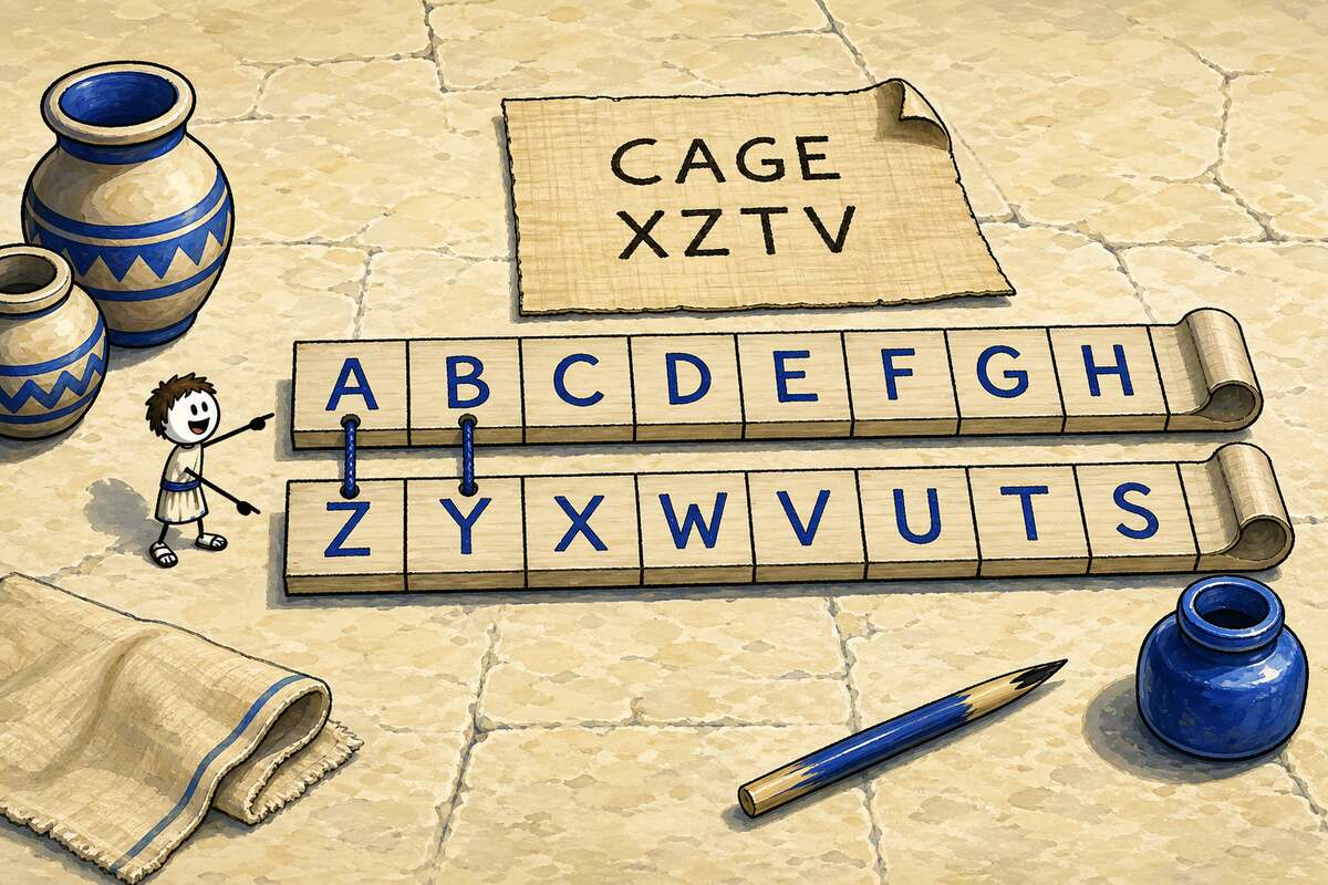 Alphabet à l'envers