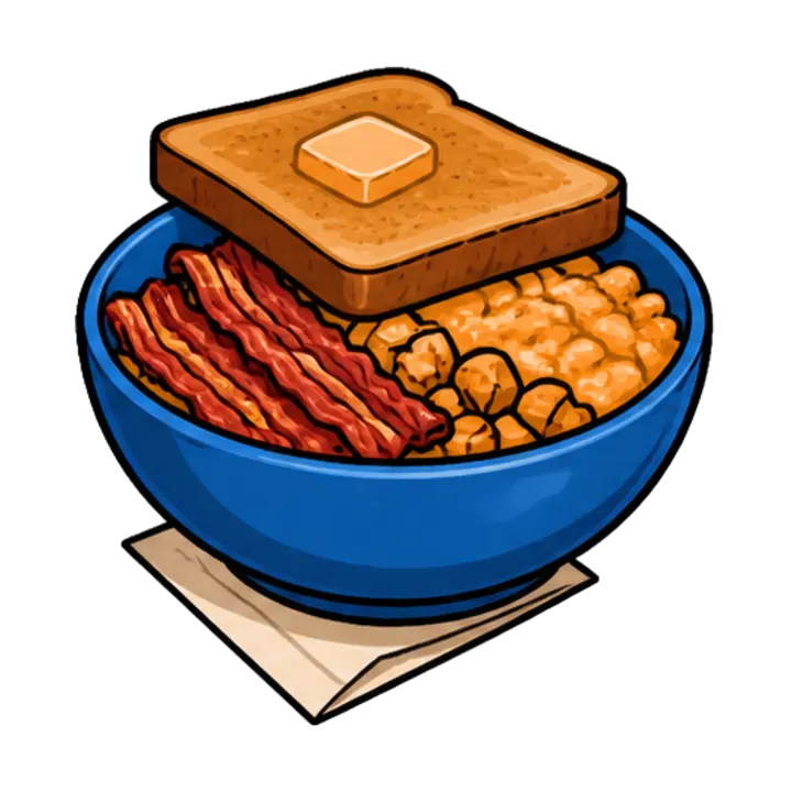 Le petit déjeuner prêt