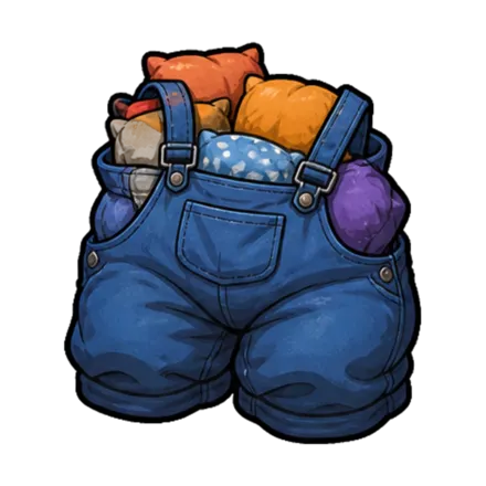 Intervilles, course des costumes rembourrés : une salopette XXL bourrée de coussins, difforme