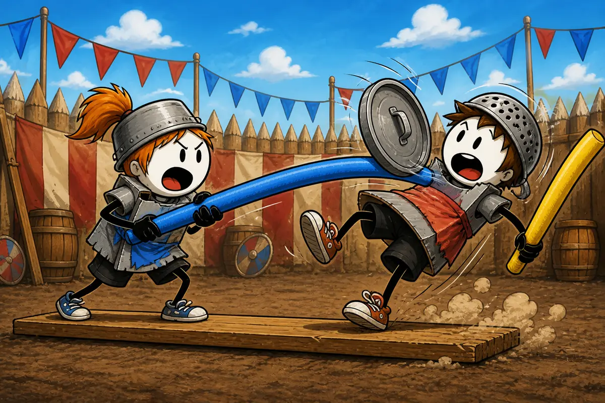 Duel des cotons-tiges géants