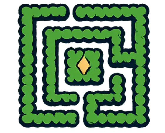 Jeu de l'oie géant, case 42 : le labyrinthe qui fait reculer à la case 30