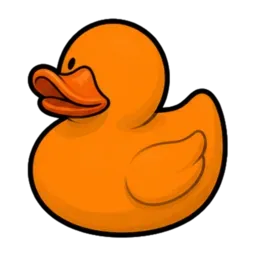 Boxe canadienne, la contrainte d'objet imposé : un canard en plastique orange posé dans le ring, que les joueurs devront détourner en jouant
