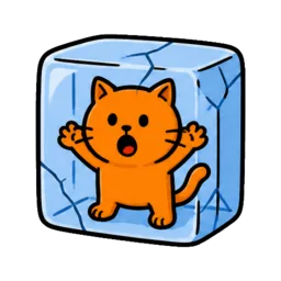 Chat glacé