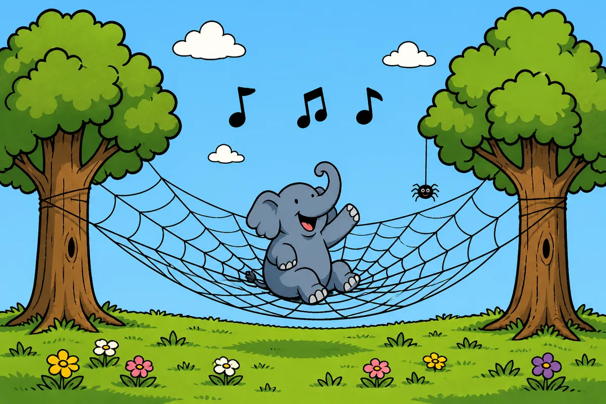 Un éléphant qui se balançait
