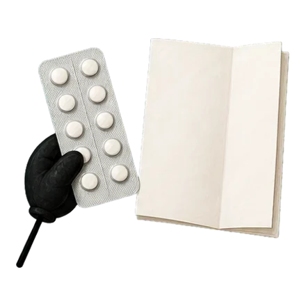 Plaquette de médicaments et ordonnance — pas de paracétamol sans avis médical en ACM