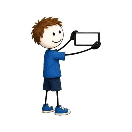 Animateur prenant une photo avec son téléphone — le droit à l'image des enfants en accueil de loisirs