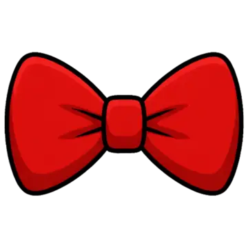 La Fureur, le présentateur : un nœud papillon rouge de plateau télé